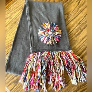 Life Is Good acrylic scarf